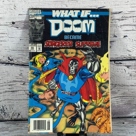 Marvel Comics What If #52 Doctor Doom Sorcerer Supreme‎ Comic Book 1993 Vintage - Picture 1 of 5
